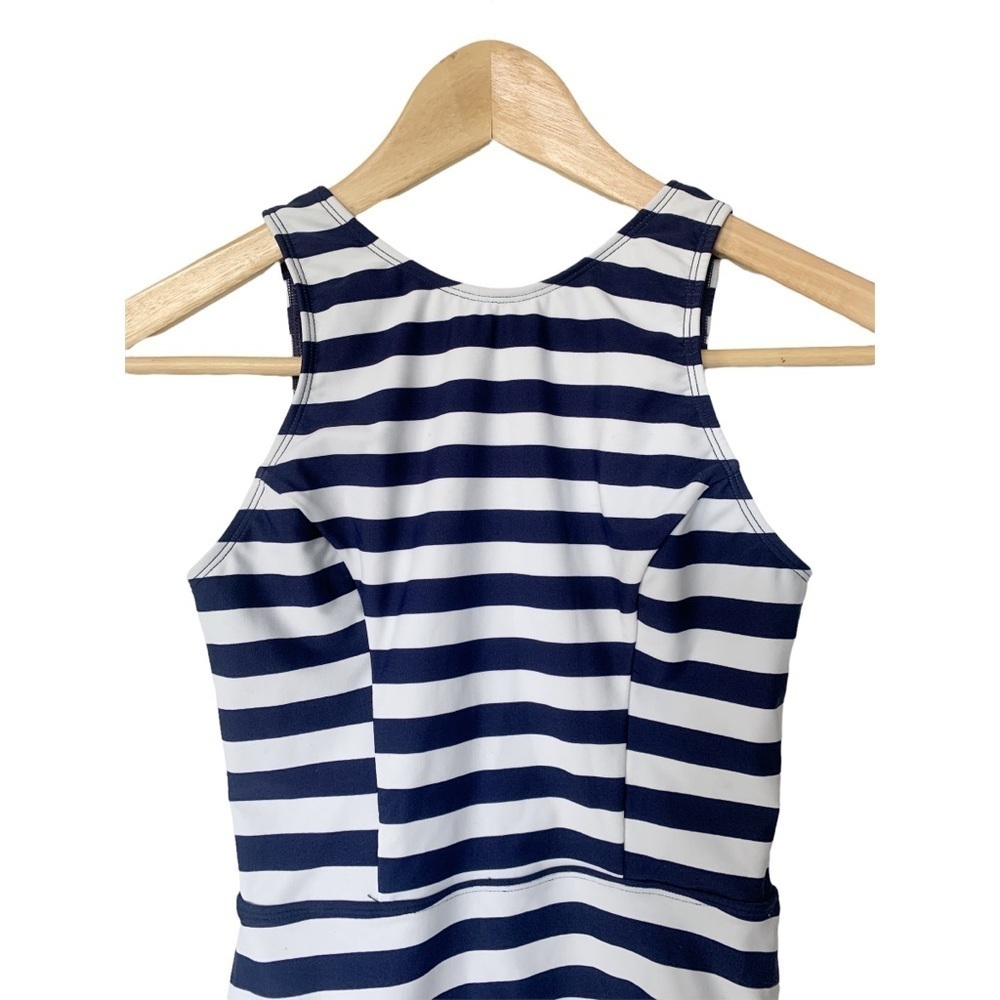 𝅺NWT Jack Wills Shrenstone Stripe Nautical One Piece Coastal Classic Swimsuit 2 - Picture 2 of 4